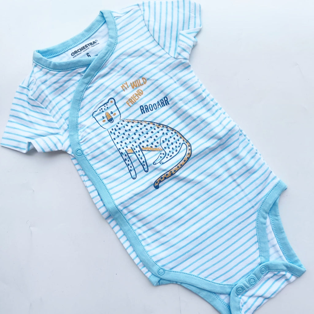 Short sleeve kimono onesies 3-6m