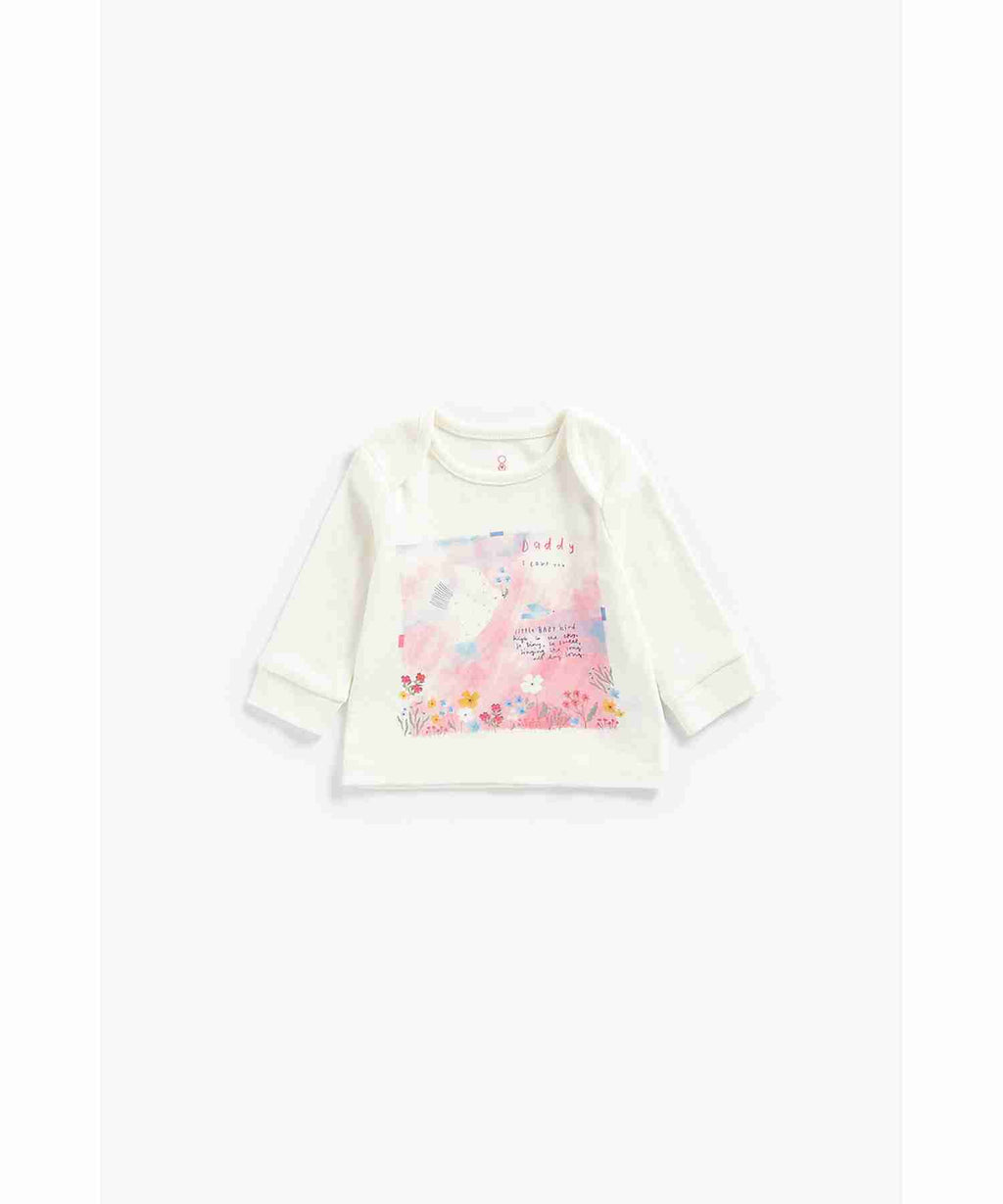 Mothercare pack of 2 payjama floral pinkset