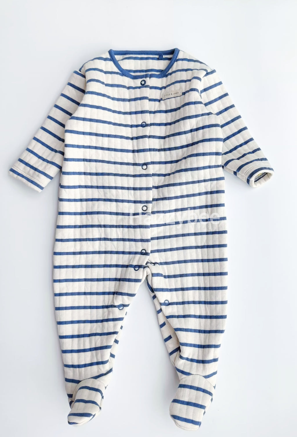 Baby quilted sleepsuit