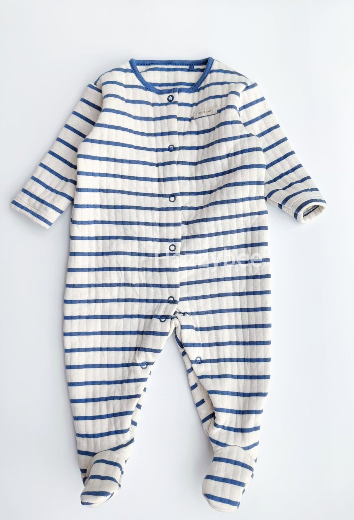 Baby quilted sleepsuit