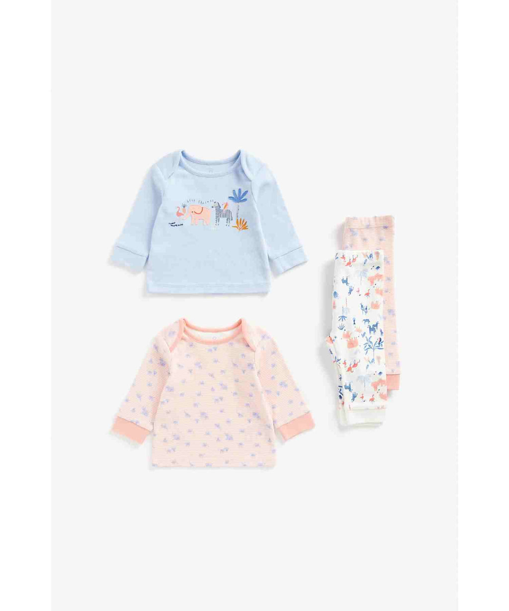 Mothercare Full Sleeves Pyjamas Set - Pack of 2