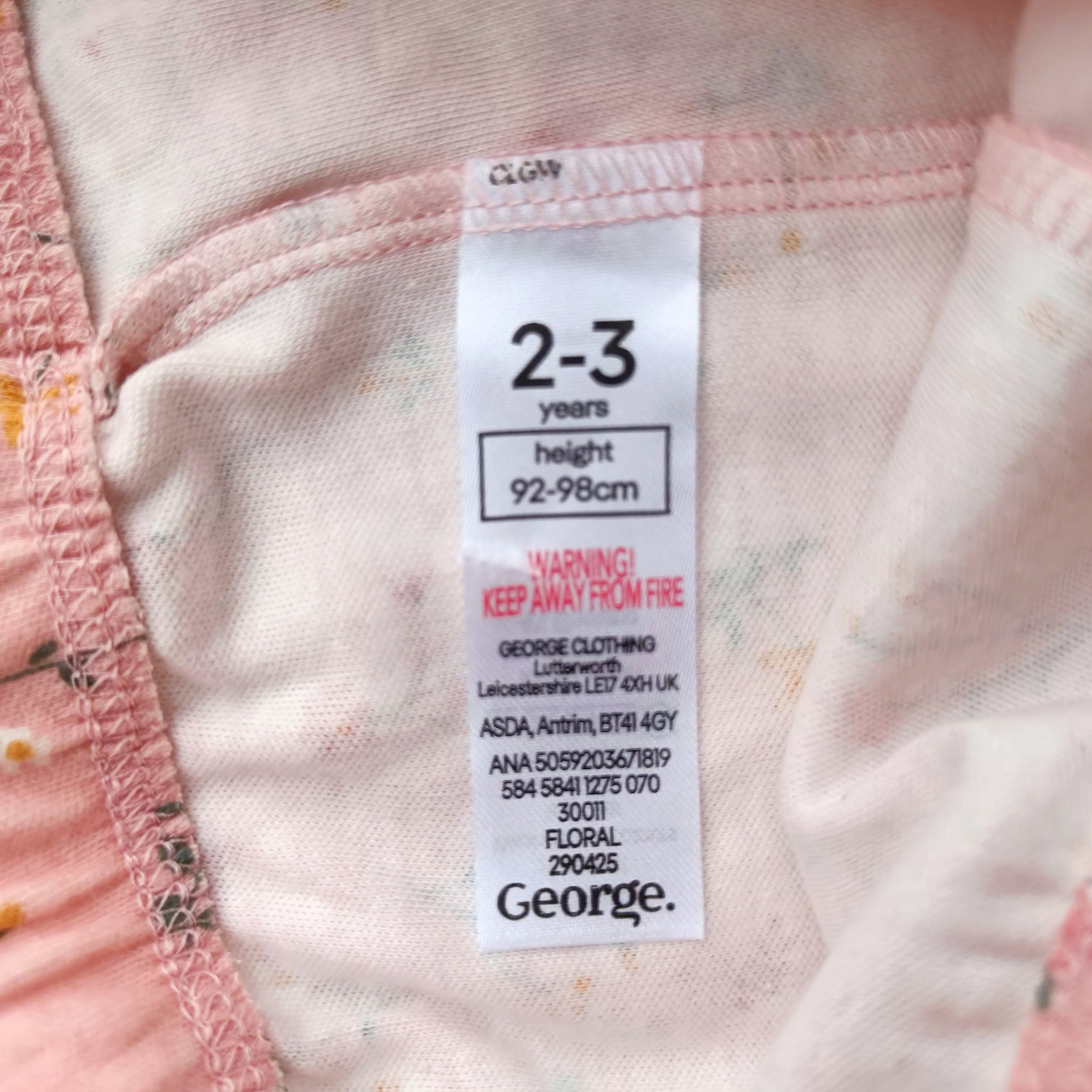 George floral pant