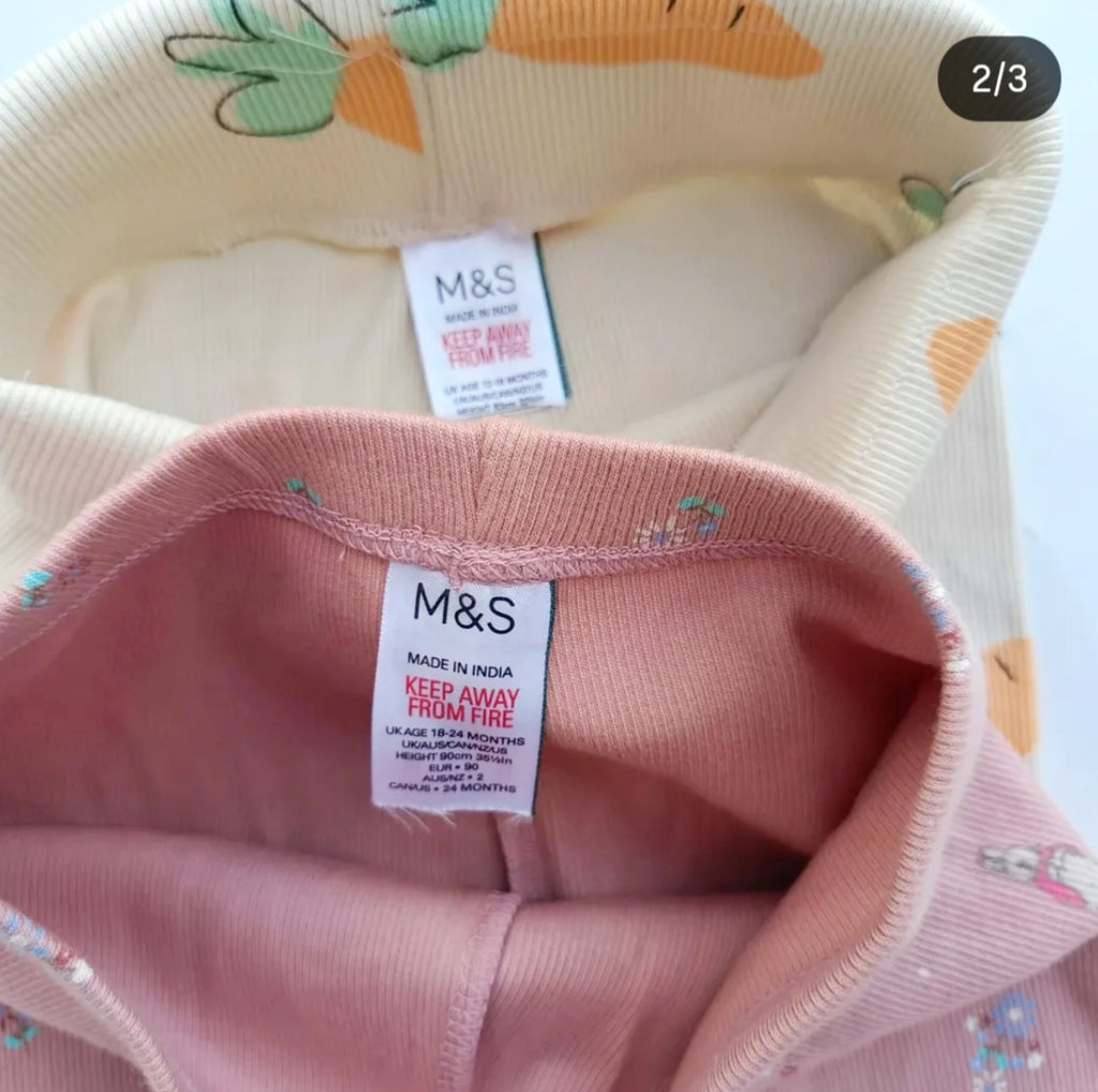 M&S beige stretchable pant