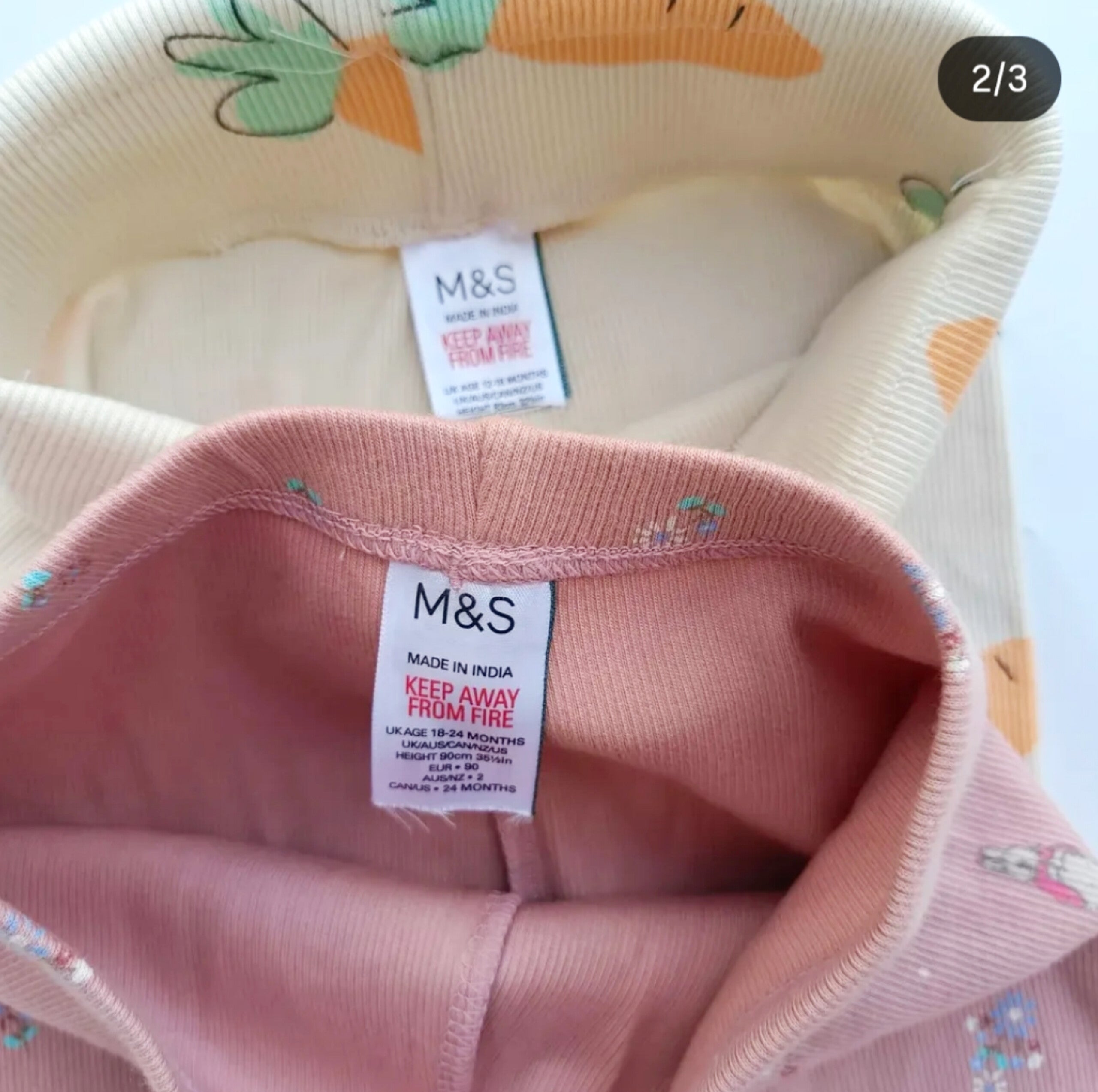 M&S beige stretchable pant
